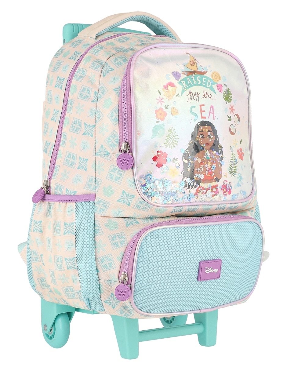 Set mochila escolar moana disney para niña 6