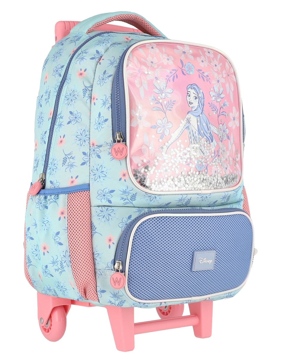 Set mochila escolar frozen disney para niña 14