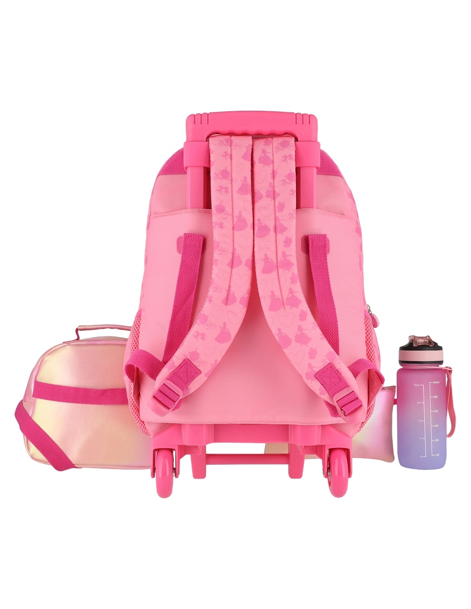 Set mochila escolar cenicienta disney para niña 4
