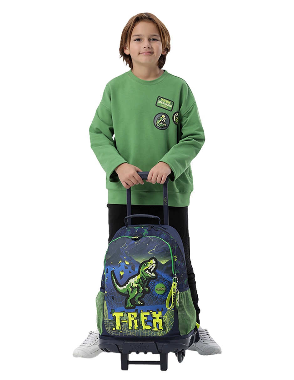 Mochila con ruedas escolar unisex 6