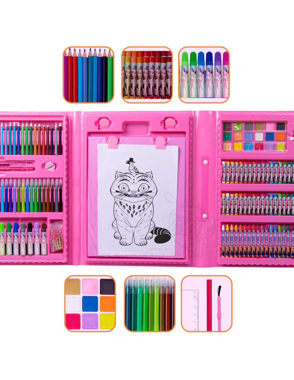Set escolar Sac Designs con 208 piezas