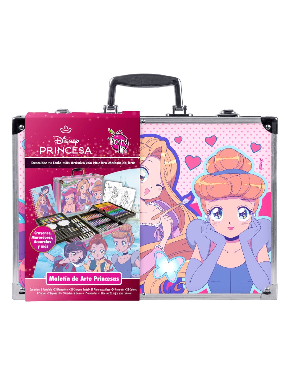 Set escolar Princesas con 133 piezas