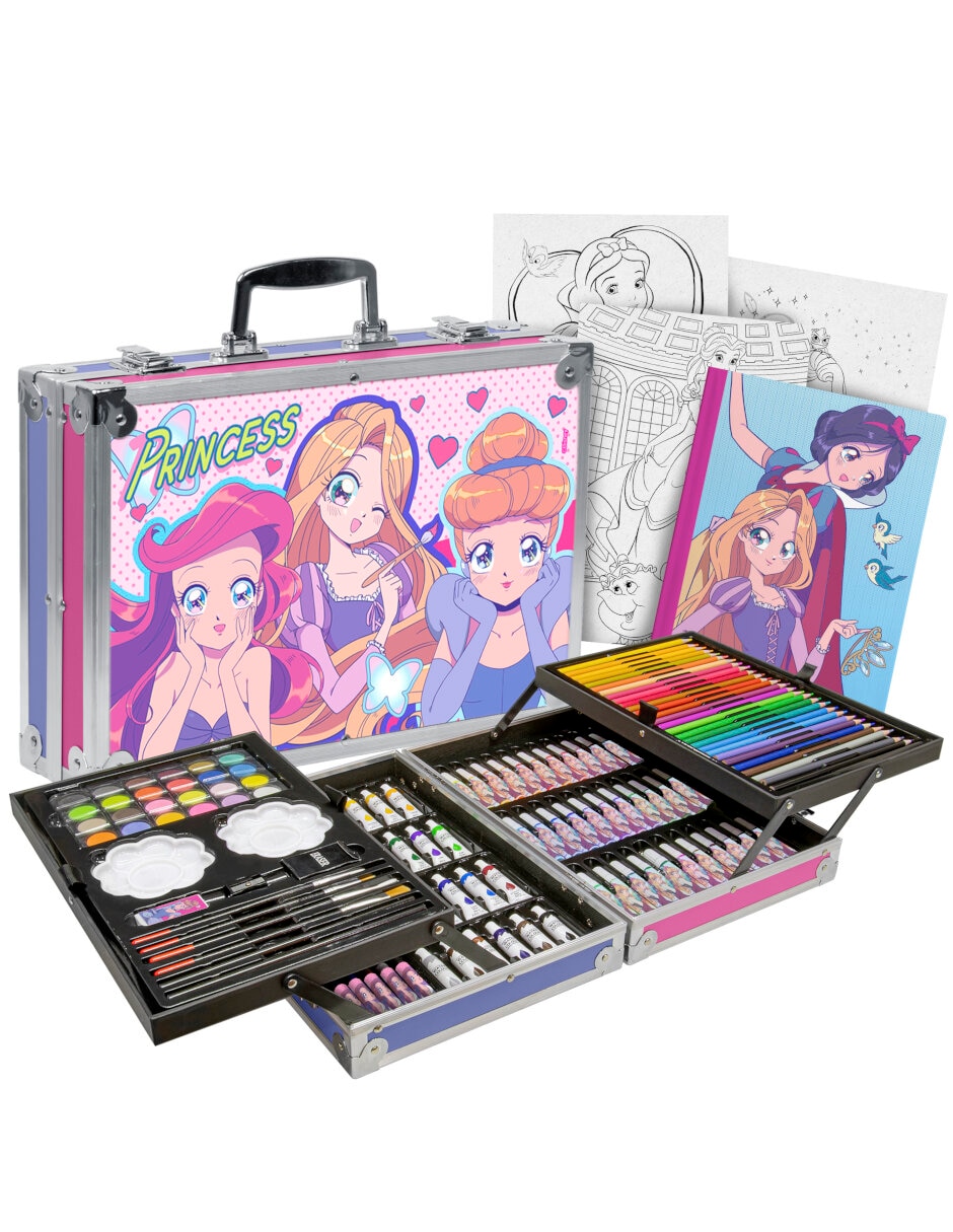 Set escolar con 133 piezas Set escolar con 133 piezas