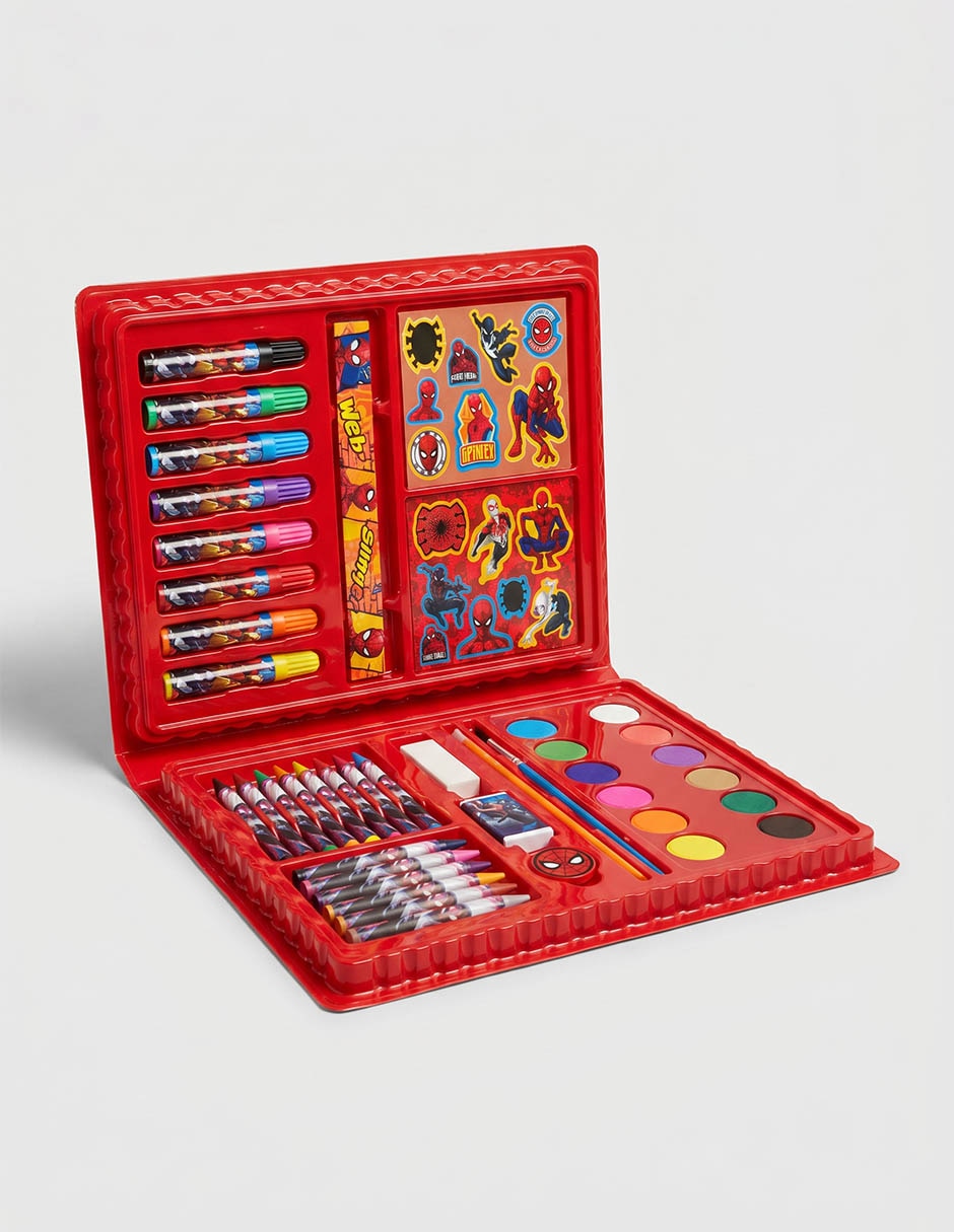 Set escolar Spiderman con 41 piezas