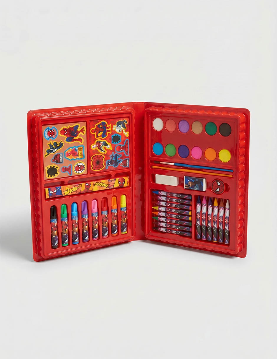 Set escolar Spiderman con 41 piezas
