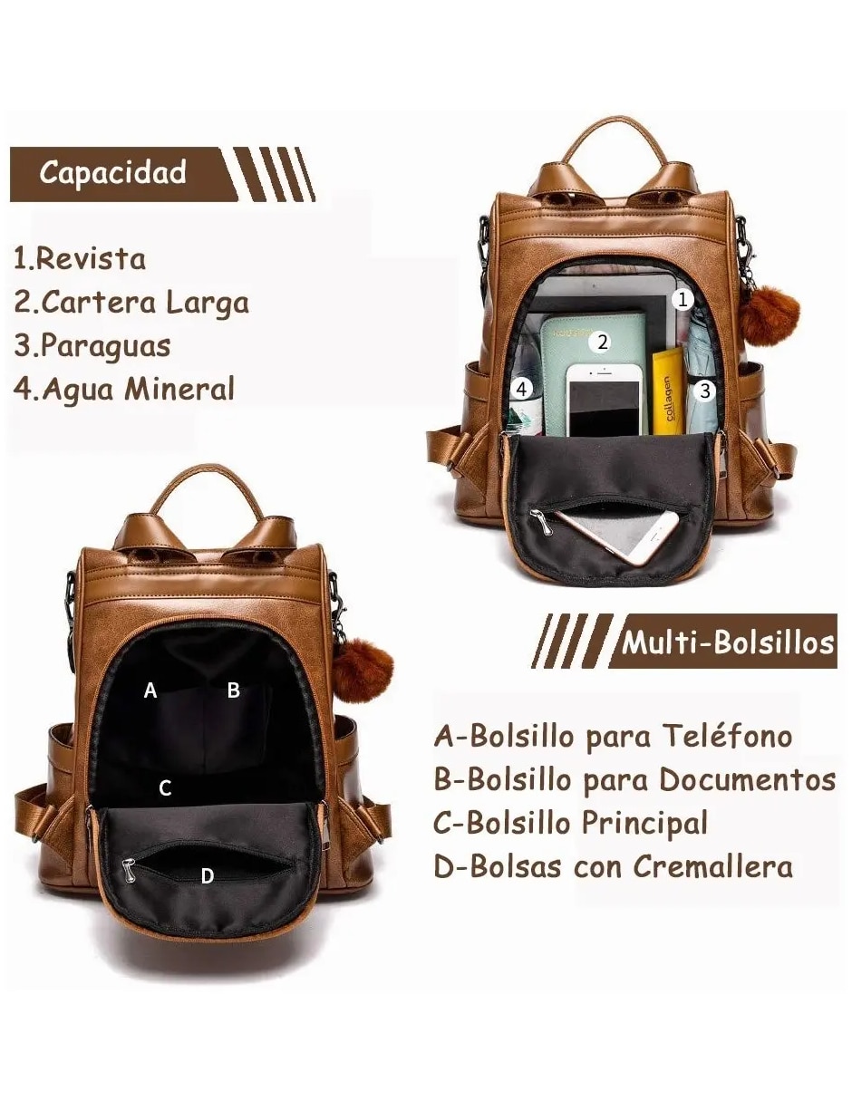Mochila antirrobo impermeable 3