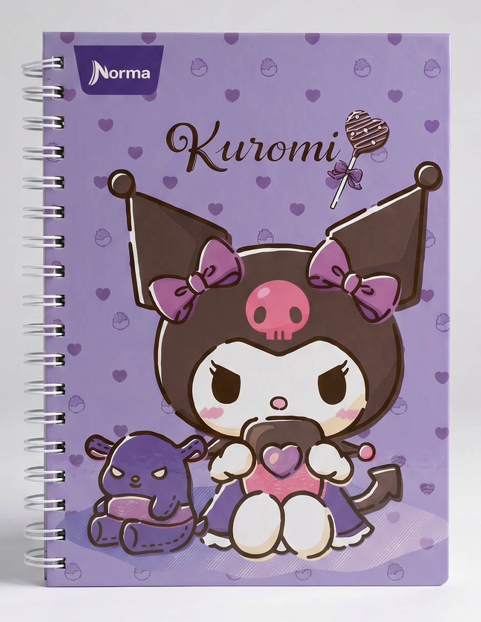 Cuaderno Kuromi cuadro grande 1