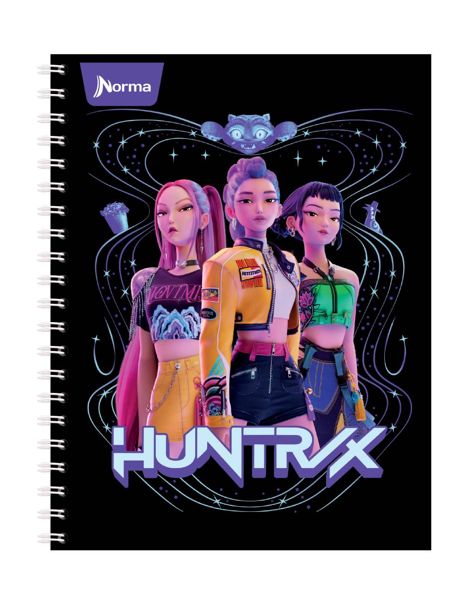 Cuaderno Las Guerreras K-Pop A rayas 1