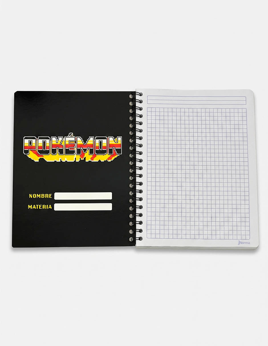 Cuaderno pokemon cuadro grande