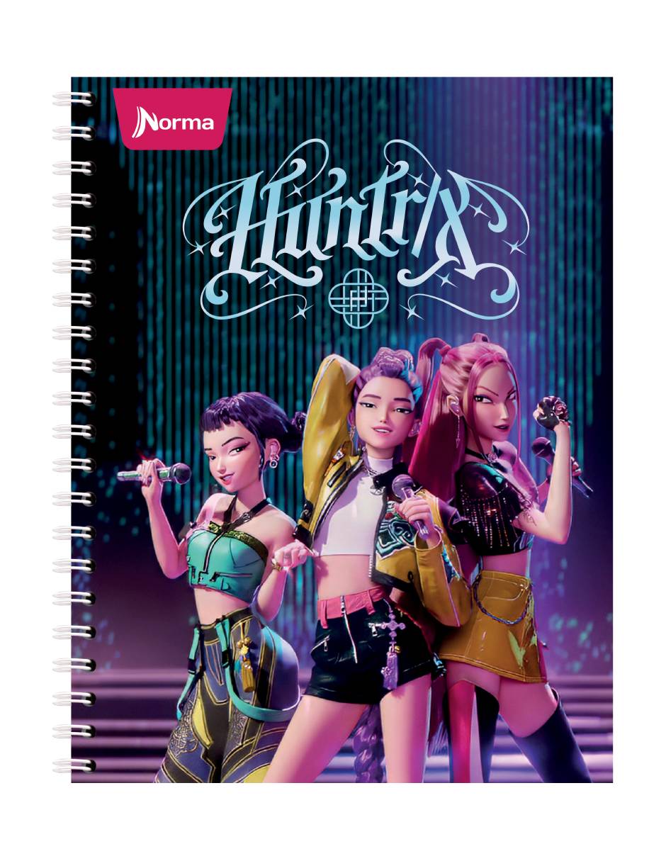 Cuaderno Las Guerreras K-Pop cuadro grande 1
