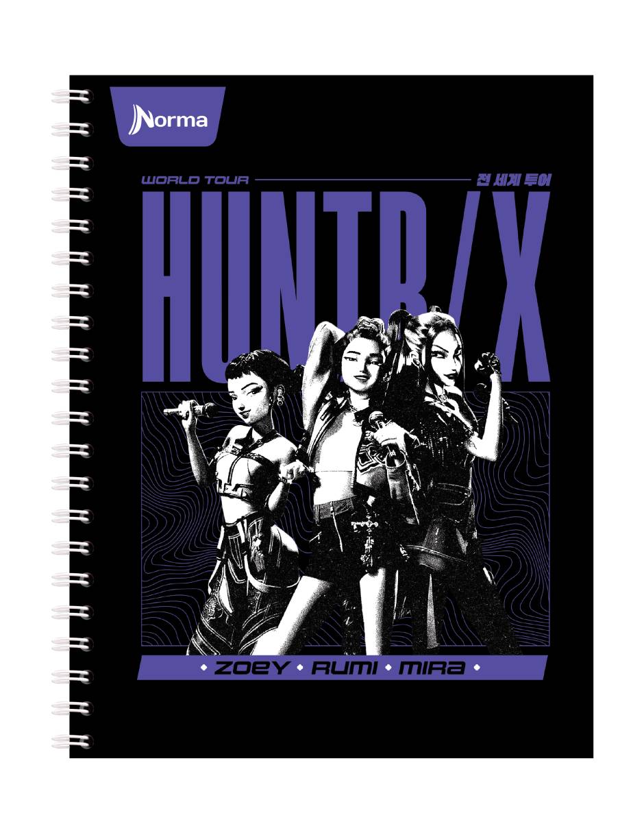 Cuaderno Las Guerreras K-Pop cuadro grande