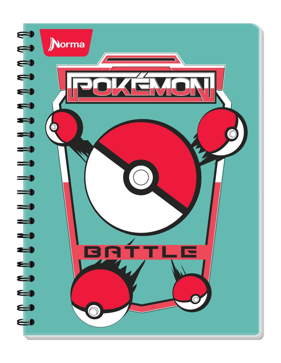 Cuaderno Pokemón cuadro chico