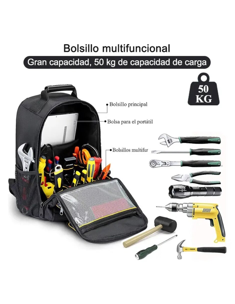 Mochila casual impermeable unisex