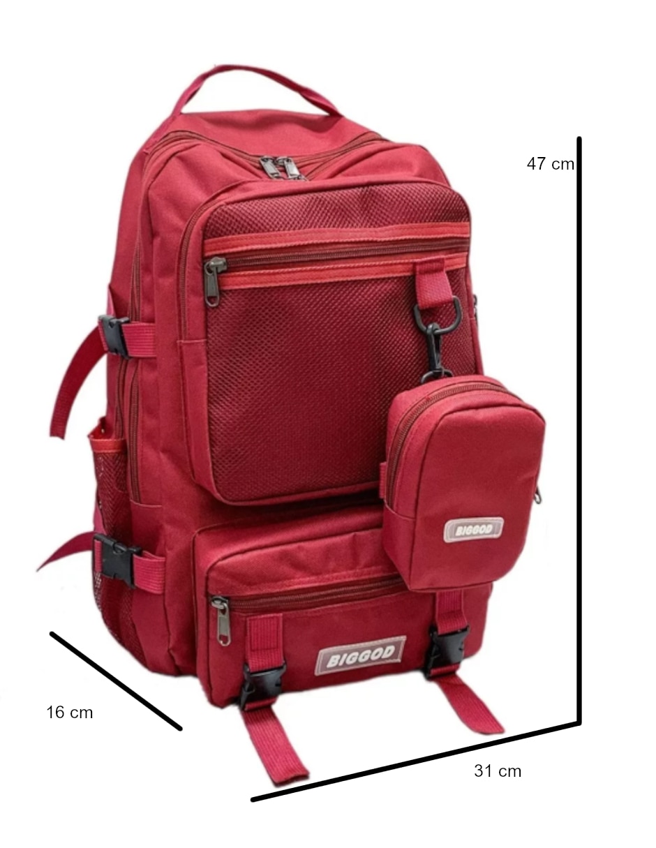 Mochila casual Genérica impermeable unisex