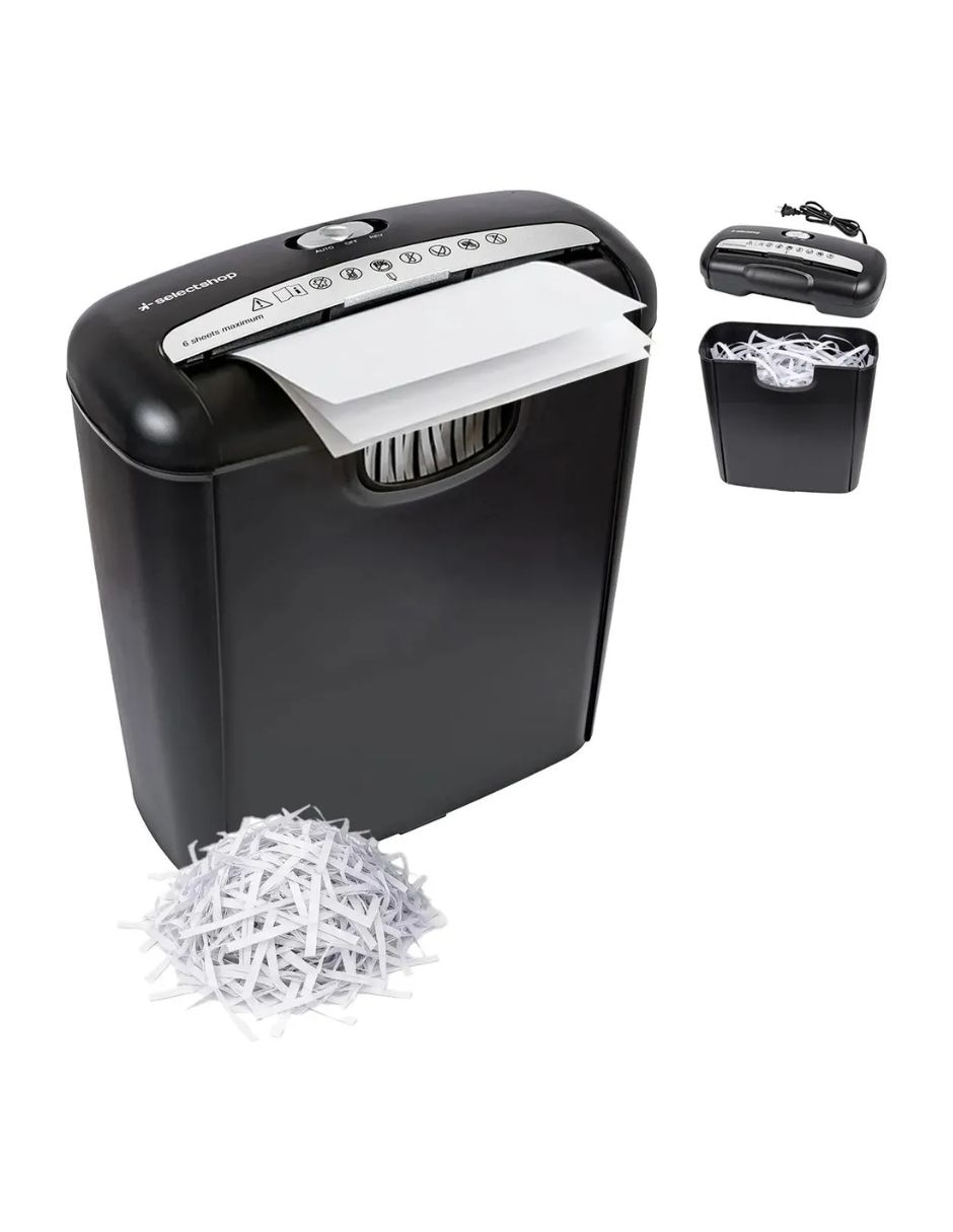 Trituradora de papel Corte de tiras 6