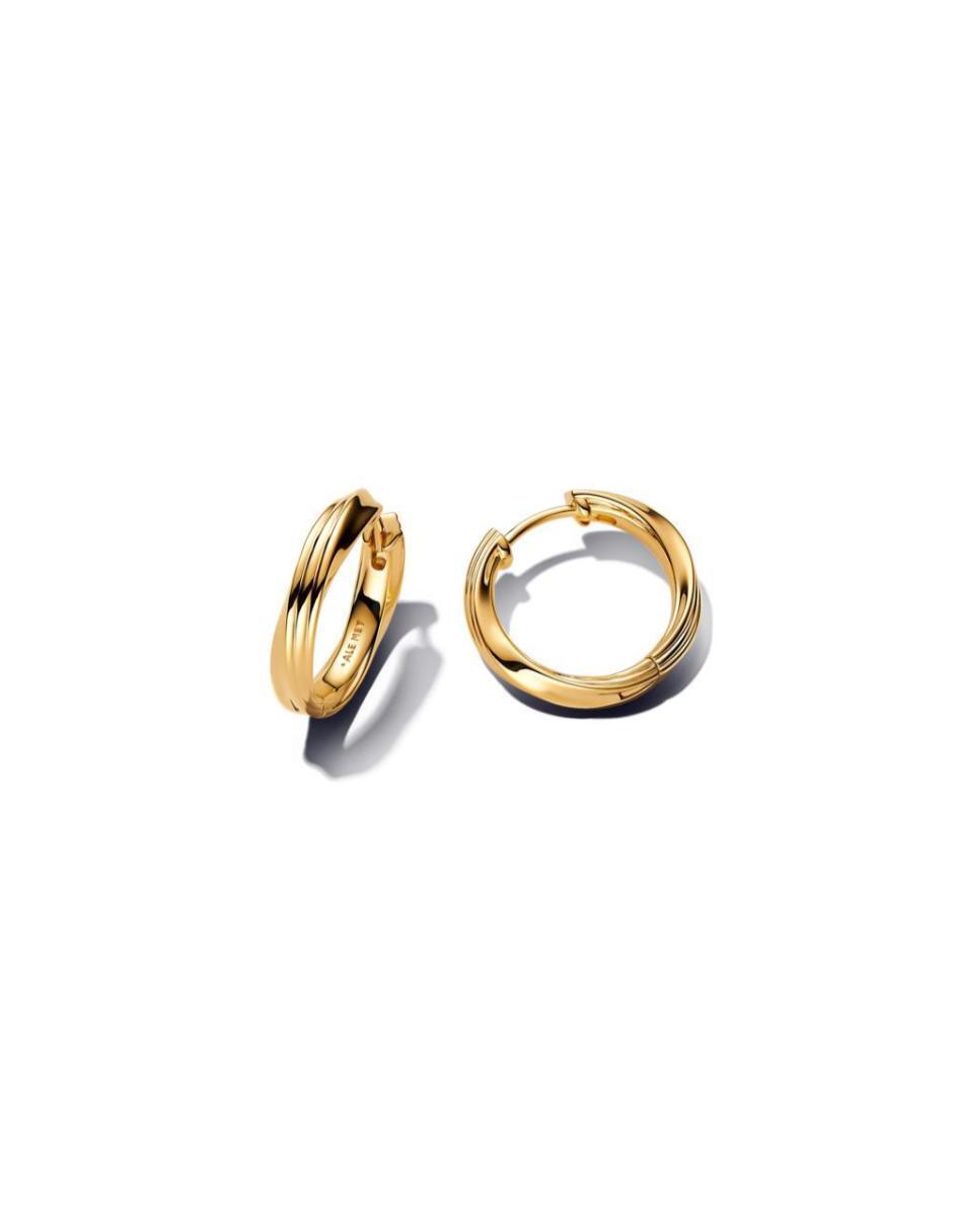 Aretes de aro Essence de plata P 925 Aretes de aro Essence de plata P 925